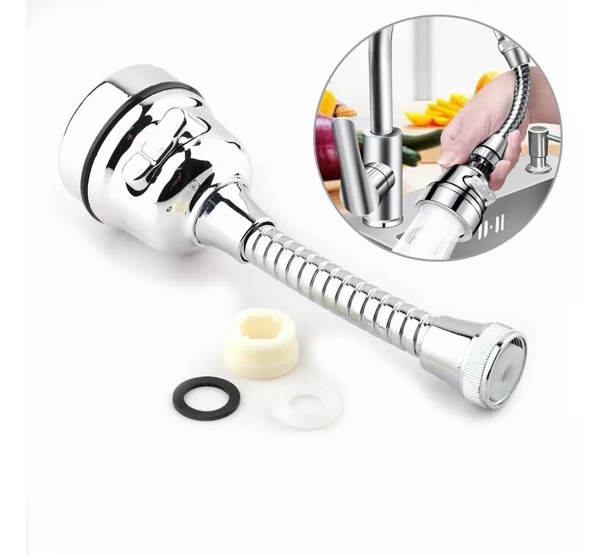 Miniatura 4 de Grifo metálico 360° largo